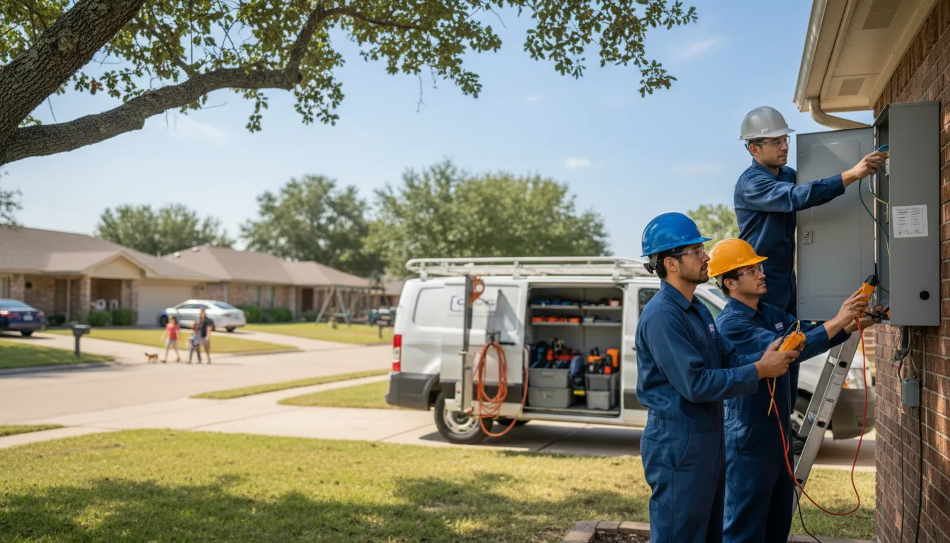 Certified electrician providing emergency electrical services in Parker Dam, CA